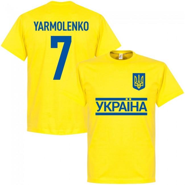 Ukraine Team Yarmolenko 7 T-Shirt - Yellow