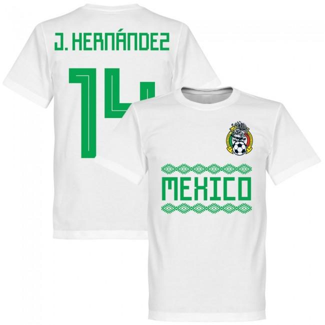 Mexico J. Hernandez 14 Team T-Shirt - White