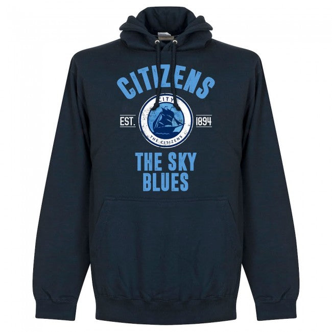 Man City Established Hoodie -Navy