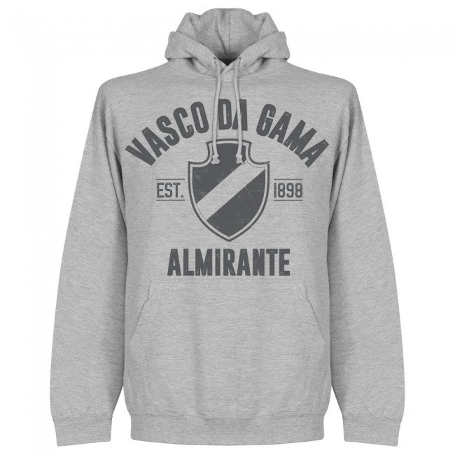 Vasco Da Gama Established Hoodie - Grey