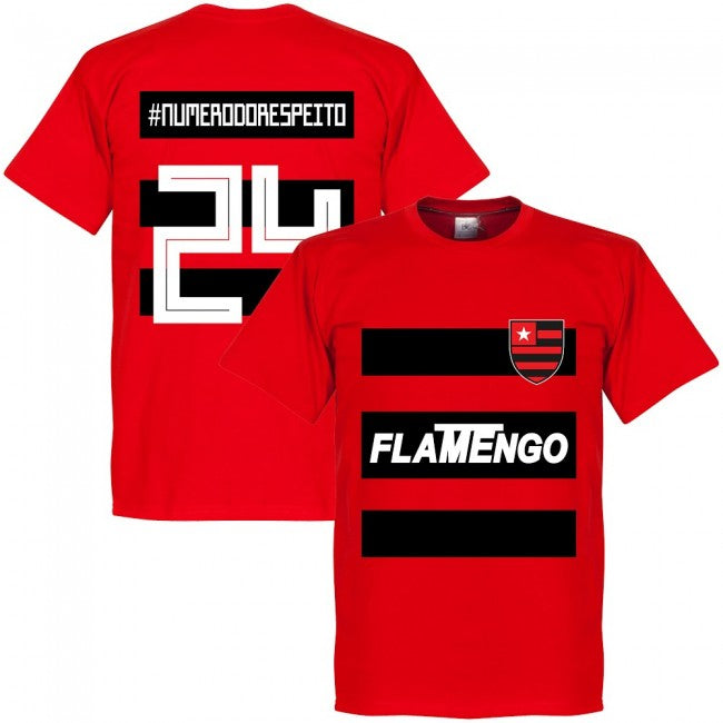 Flamengo #NumeroDoRespeito 24 Team T-shirt - Red