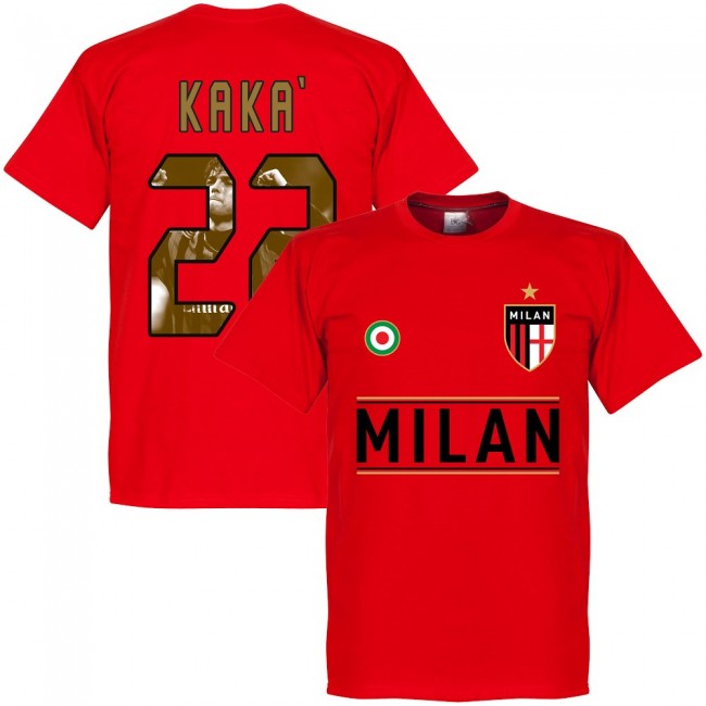 AC Milan Kaka 22 Gallery Team T-Shirt - Red