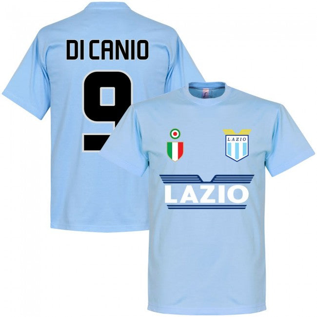 Lazio Di Canio 9 Team T-Shirt - Sky