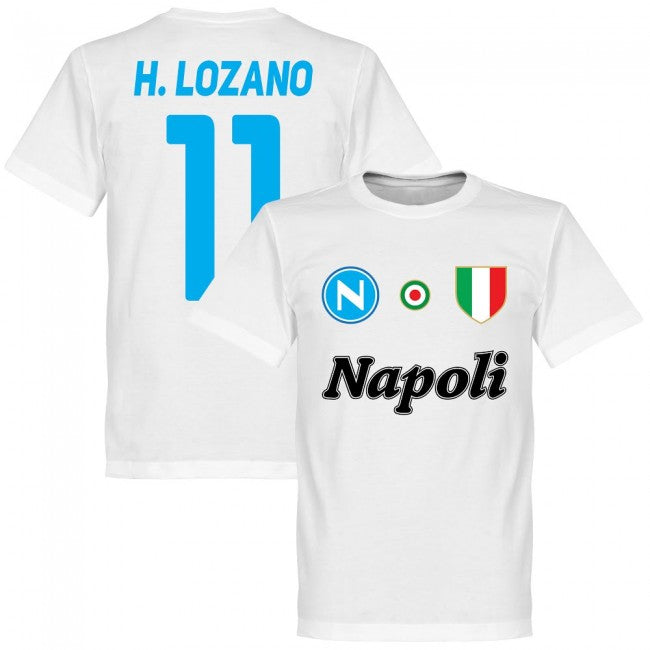 Napoli H. Lozano 11 Team T-Shirt - White