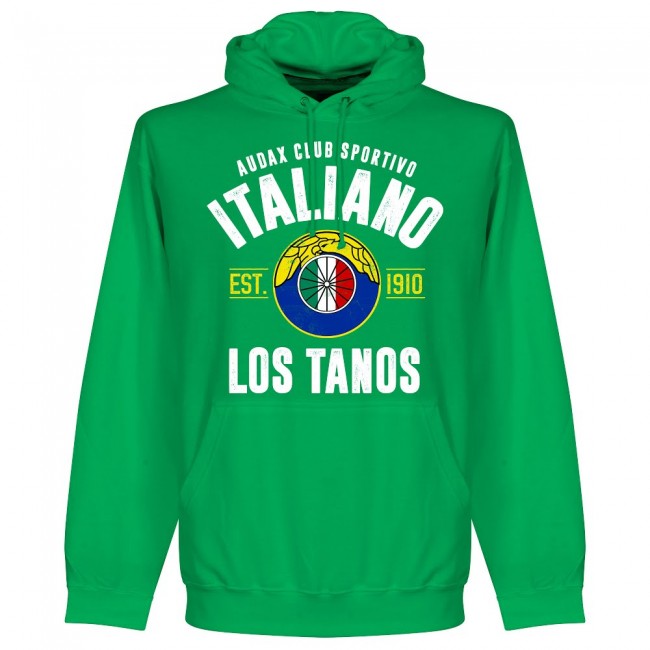 Audax Italiano Established Hoodie - Green