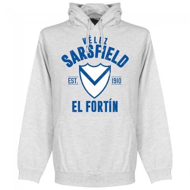 Velez Sarsfield Established Hoodie - Ash