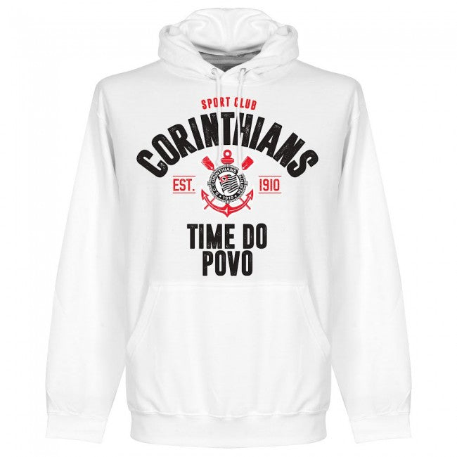 Corinthians Established Hoodie - White