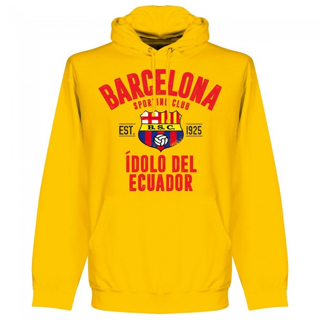 Barcelona Sporting Club Established Hoodie - Yellow