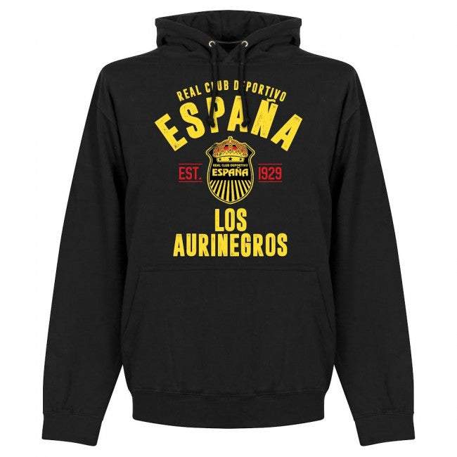 Real Club Deportivo Espana Established Hoodie - Black