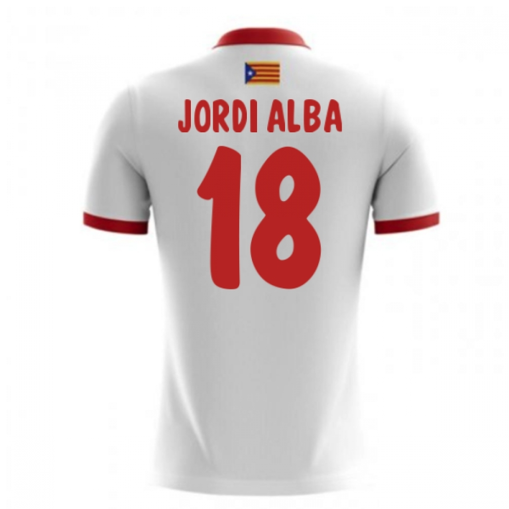 2024-2025 Catalunya Airo Away Shirt (Jordi Alba 18) - Kids