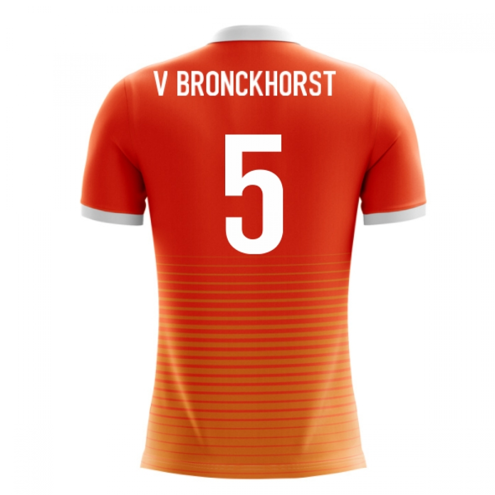 2024-2025 Holland Airo Concept Home Shirt (V. Bronckhorst 5) - Kids