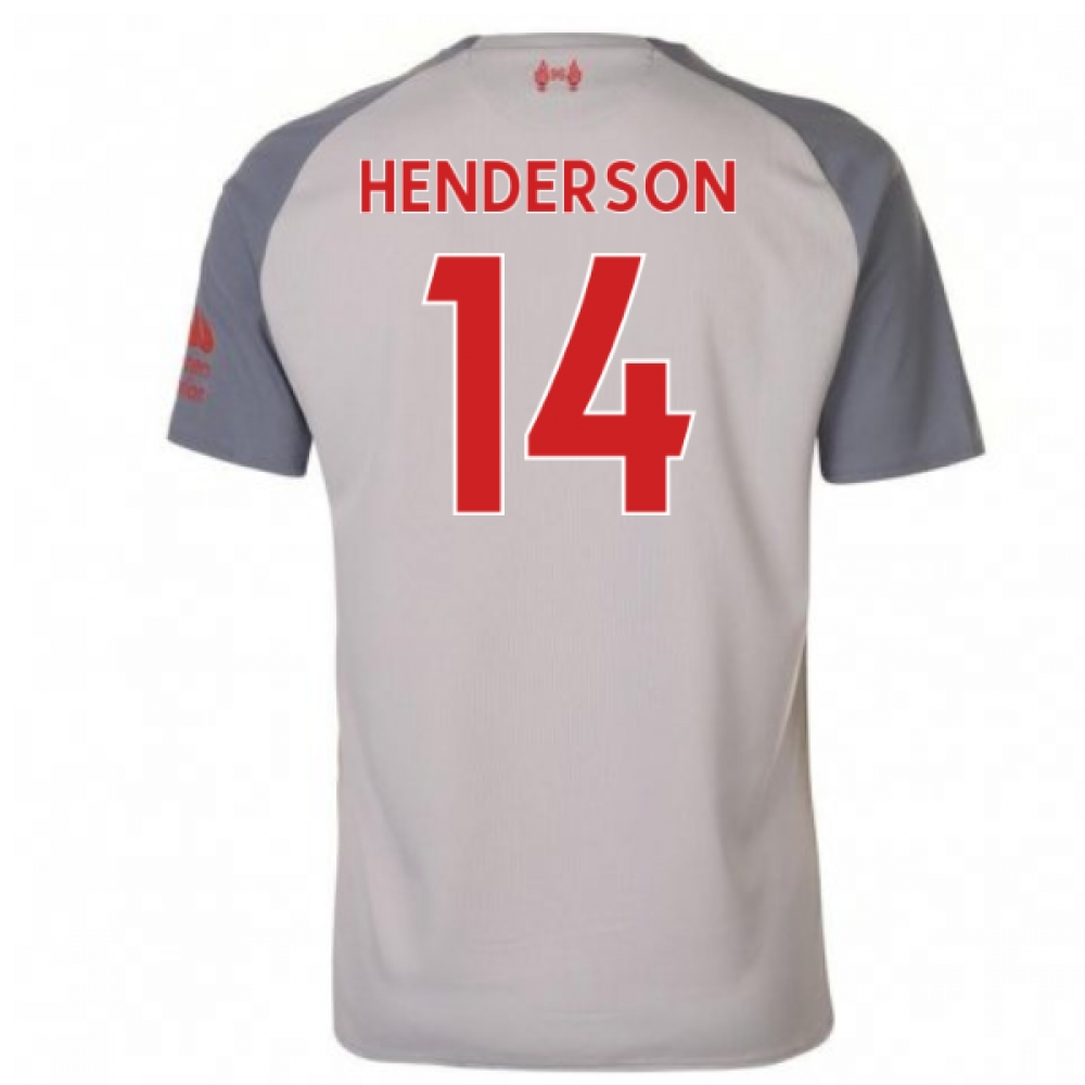 2018-2019 Liverpool Third Football Shirt (Henderson 14) - Kids