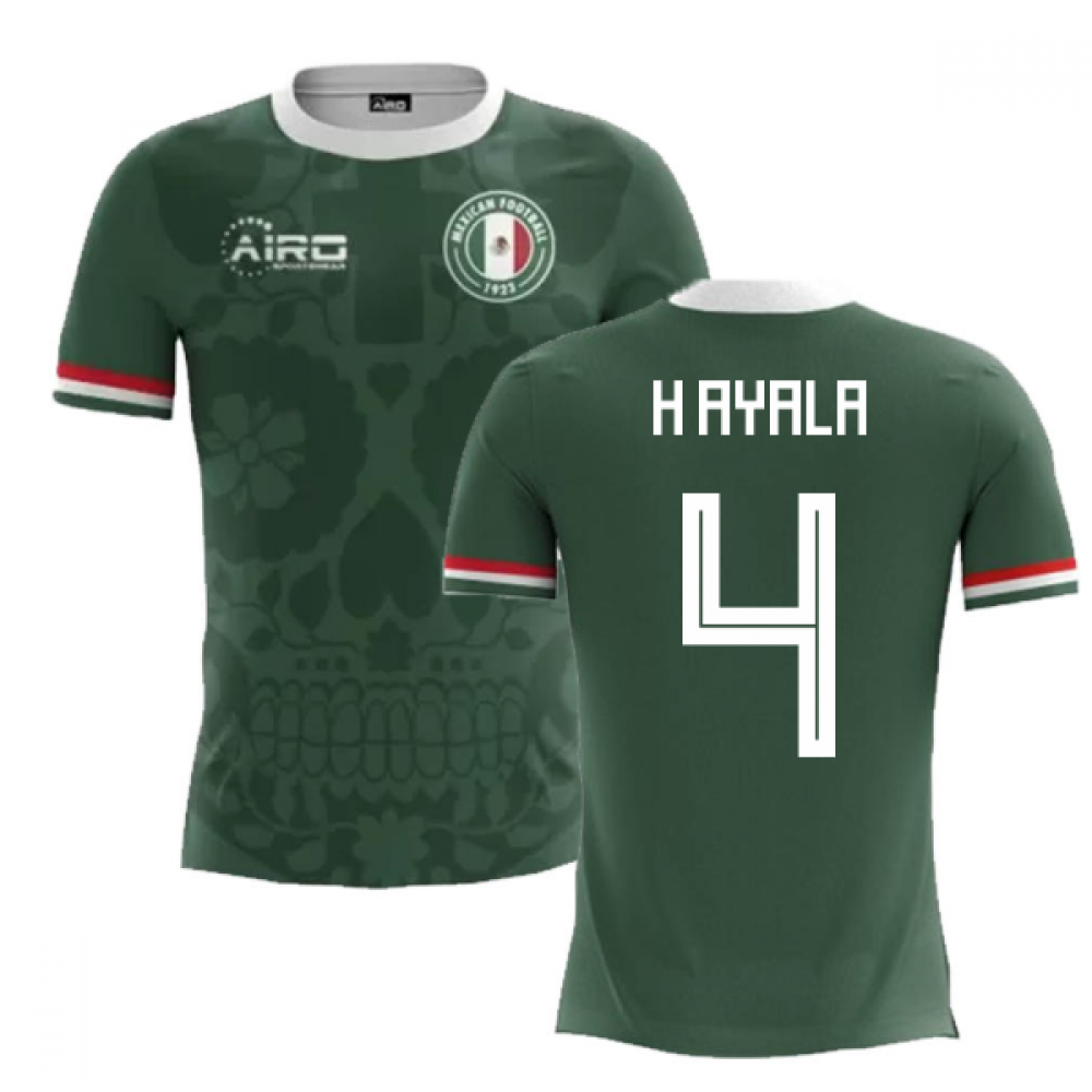 2024-2025 Mexico Home Concept Football Shirt (H Ayala 4) - Kids