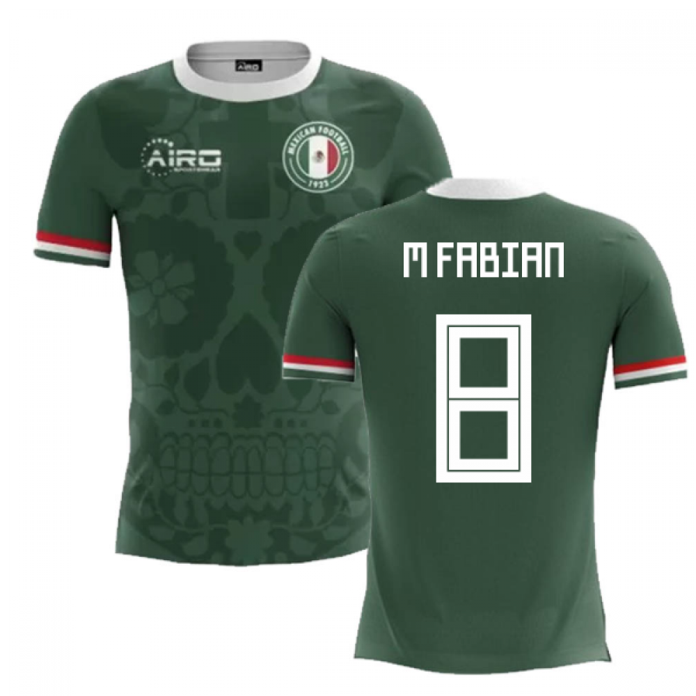 2025-2026 Mexico Home Concept Football Shirt (M.Fabian 8) - Kids