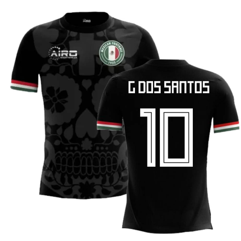 2024-2025 Mexico Third Concept Football Shirt (G Dos Santos 10) - Kids