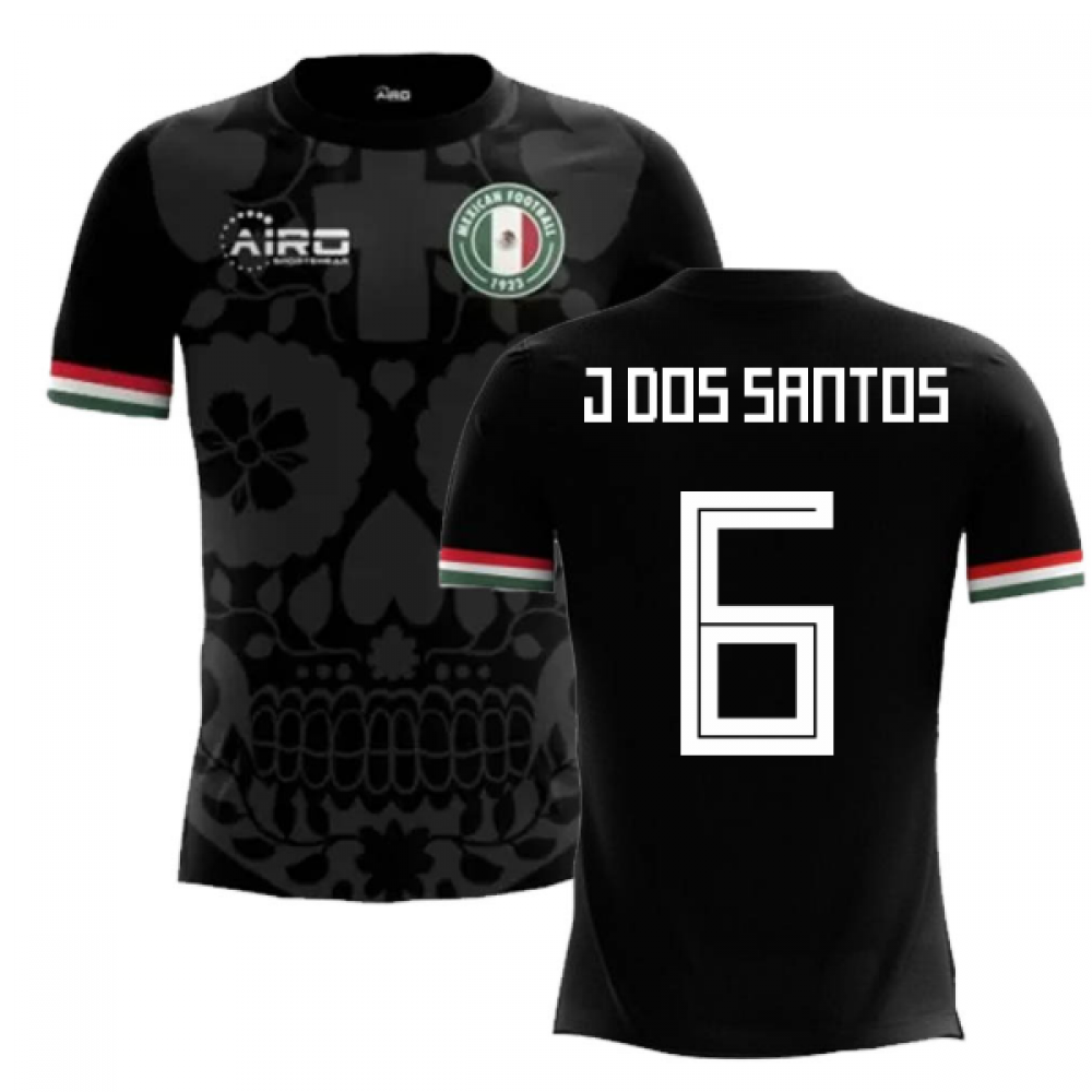 2024-2025 Mexico Third Concept Football Shirt (J Dos Santos 6) - Kids