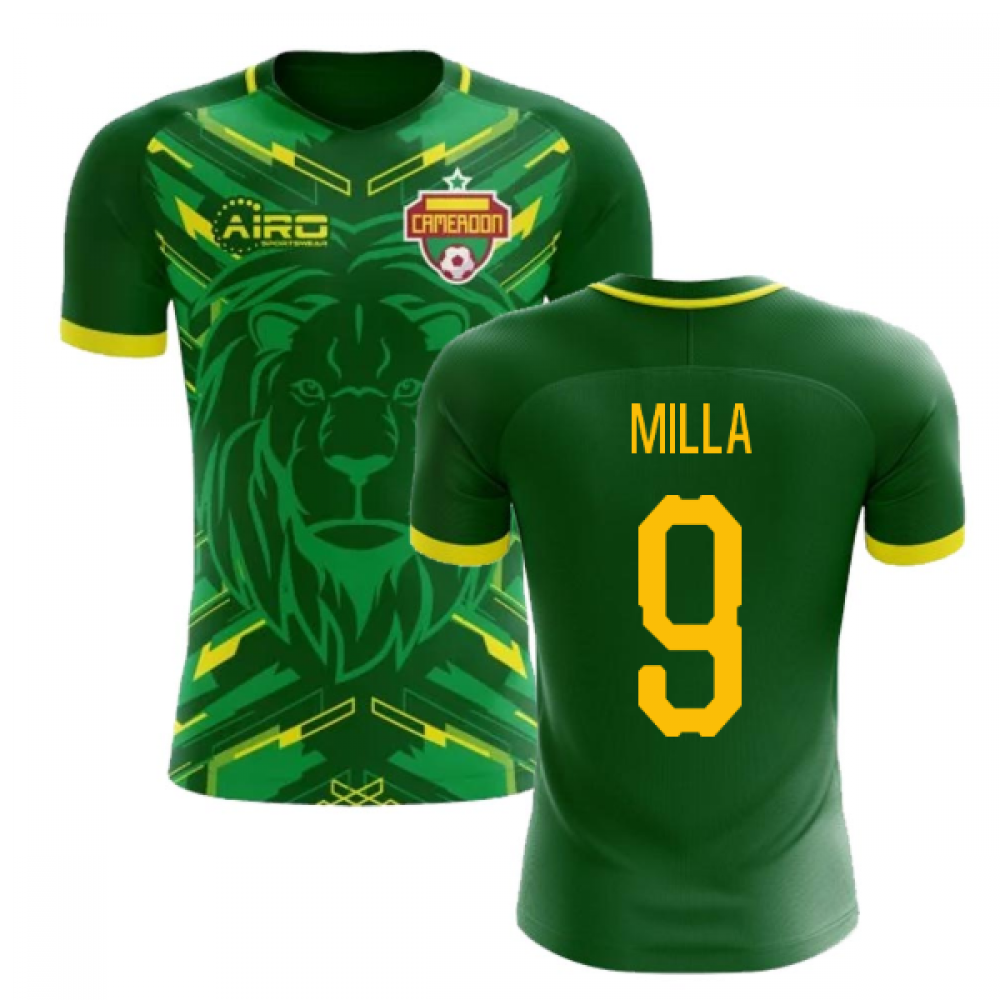 2024-2025 Cameroon Home Concept Football Shirt (Milla 9) - Kids