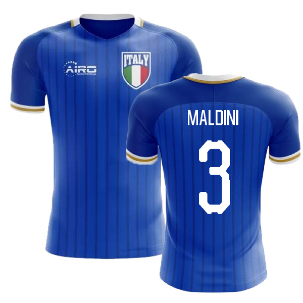 2024-2025 Italy Home Concept Football Shirt (Maldini 3) - Kids