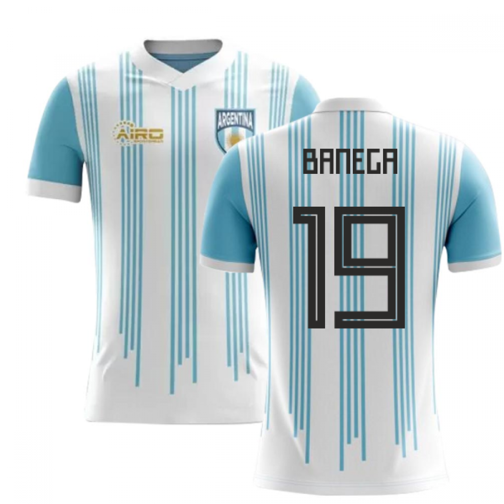 2024-2025 Argentina Home Concept Football Shirt (Banega 19) - Kids