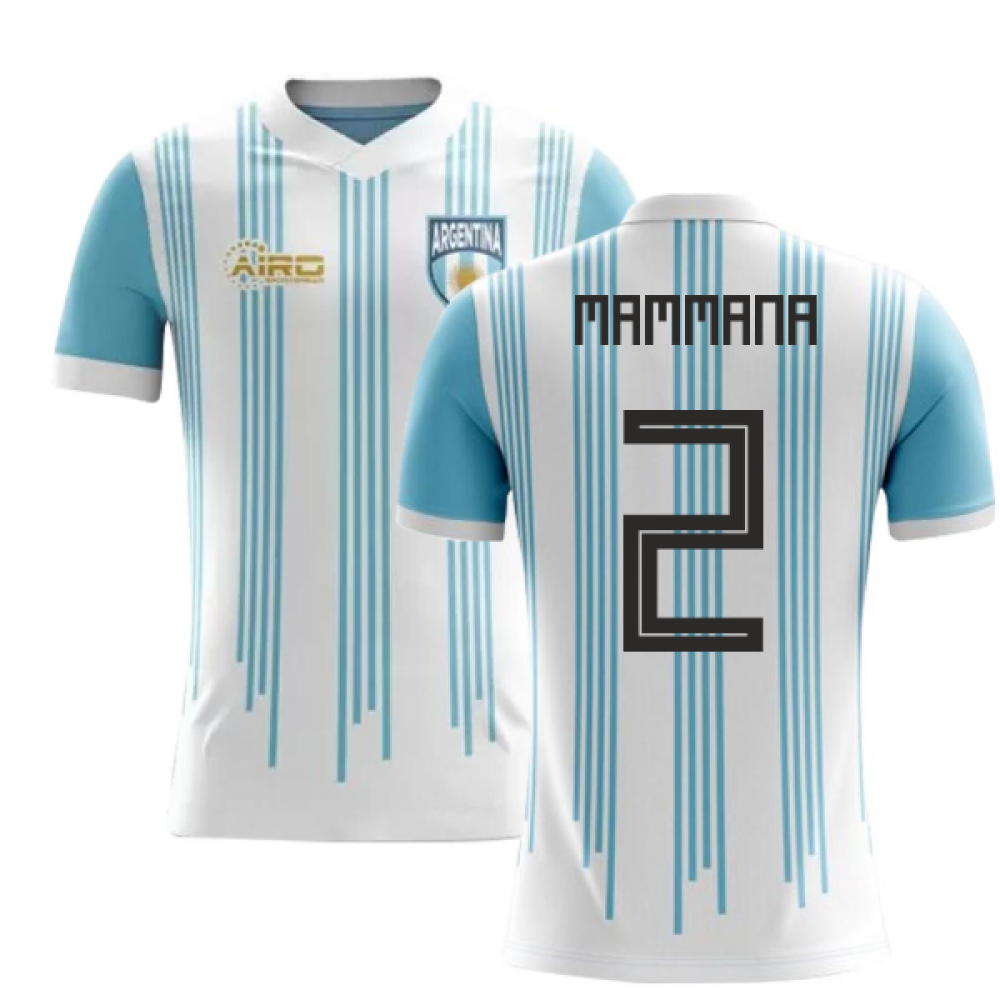 2024-2025 Argentina Home Concept Football Shirt (Mammana 2) - Kids