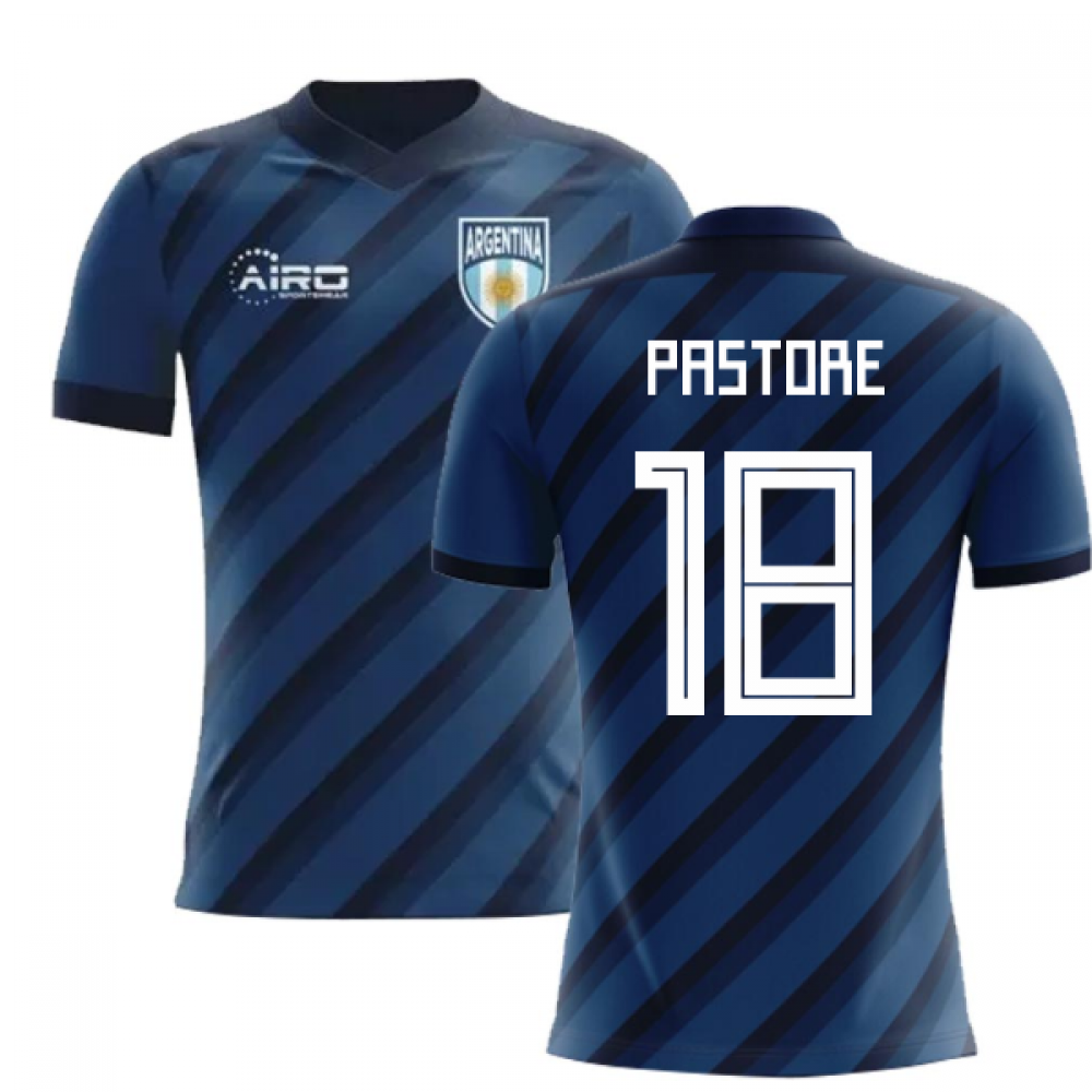 2024-2025 Argentina Away Concept Football Shirt (Pastore 18) - Kids