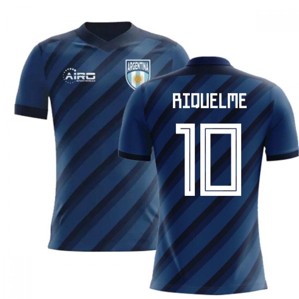 2024-2025 Argentina Away Concept Football Shirt (Riquelme 10) - Kids