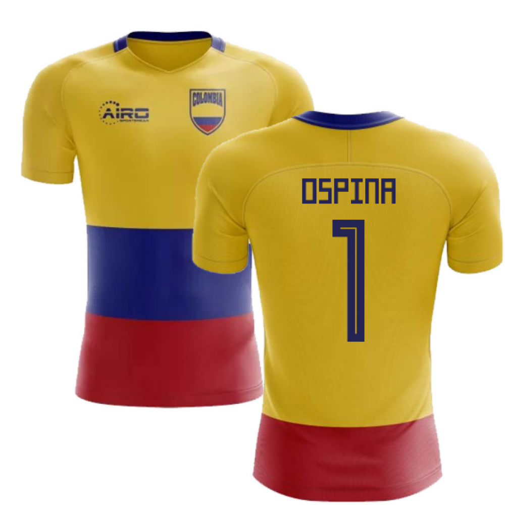 2024-2025 Colombia Flag Concept Football Shirt (Ospina 1) - Kids