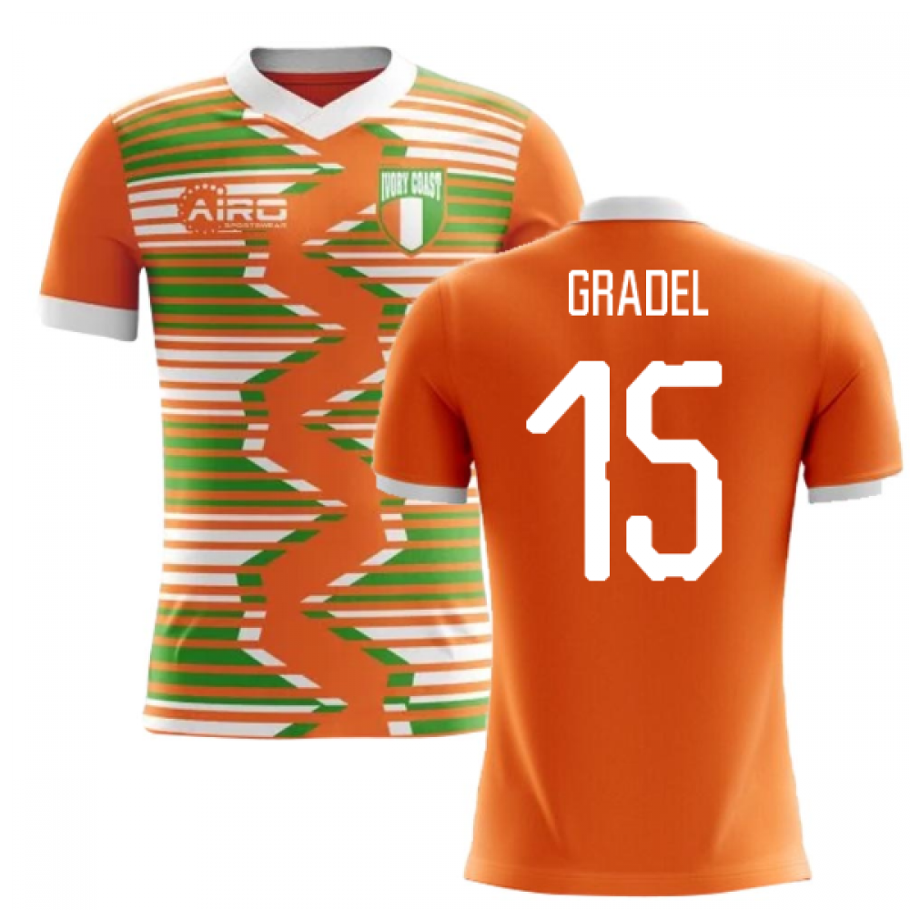 2024-2025 Ivory Coast Home Concept Football Shirt (Gradel 15) - Kids