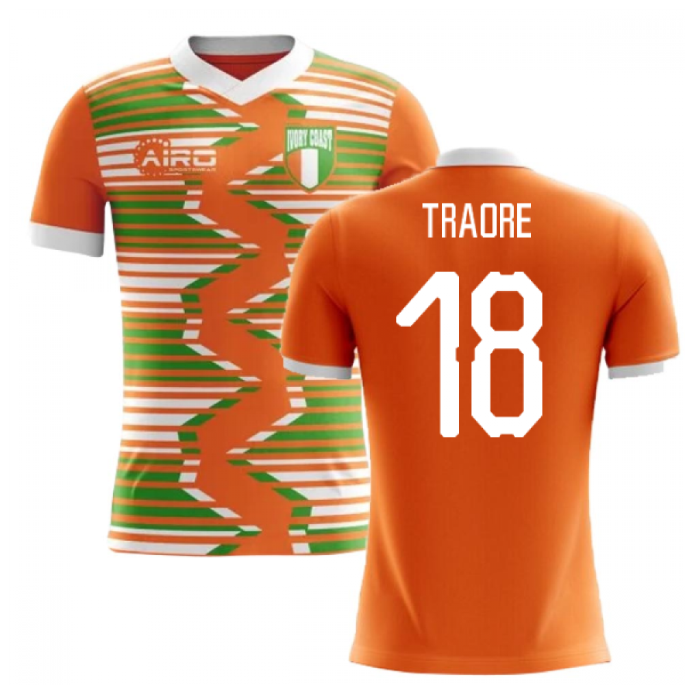 2024-2025 Ivory Coast Home Concept Football Shirt (Traore 18) - Kids