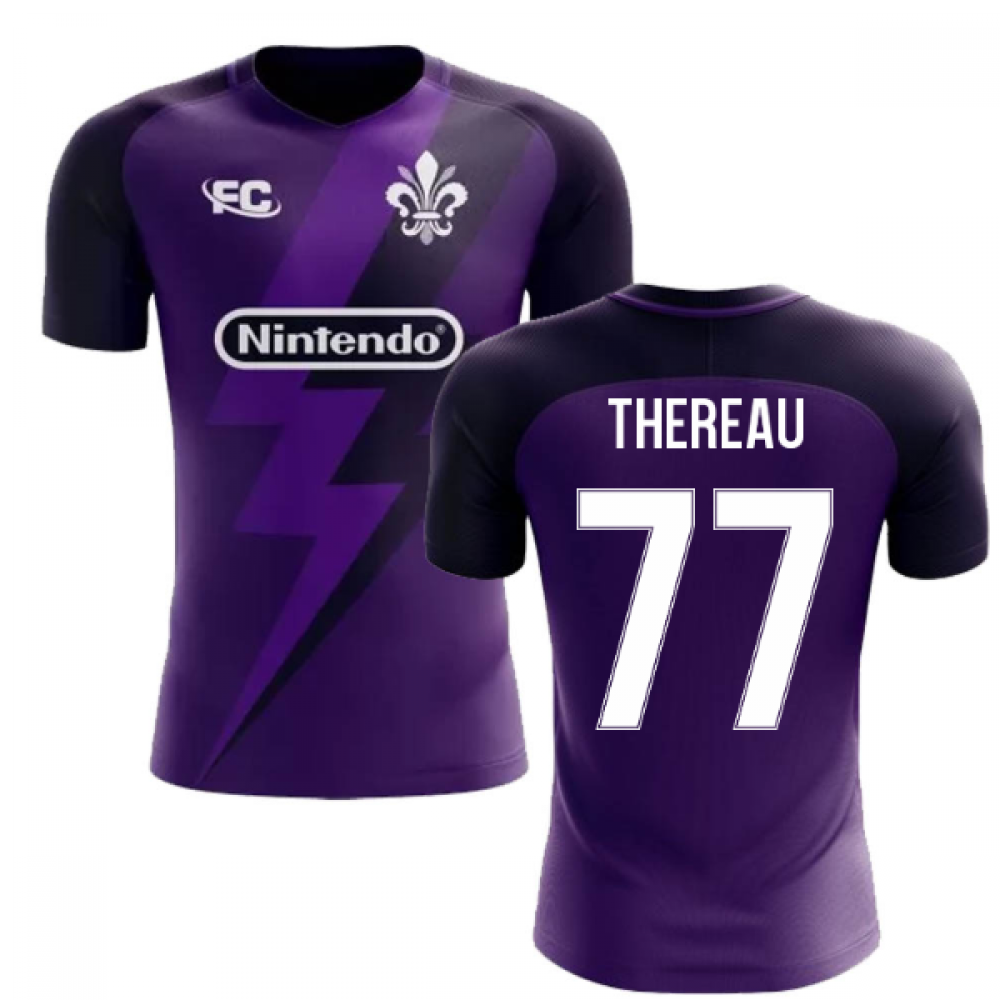 2024-2025 Fiorentina Fans Culture Home Concept Shirt (Thereau 77) - Kids