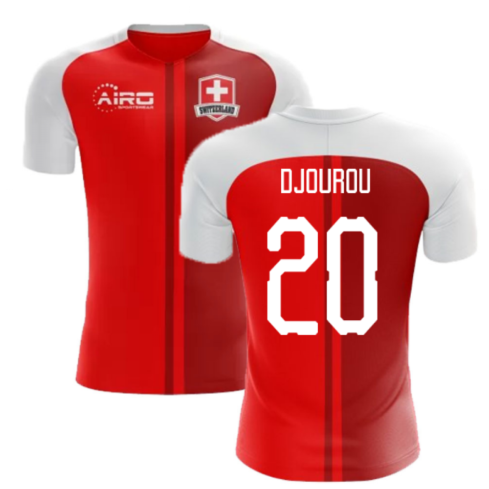2025-2026 Switzerland Home Concept Football Shirt (Djourou 20) - Kids