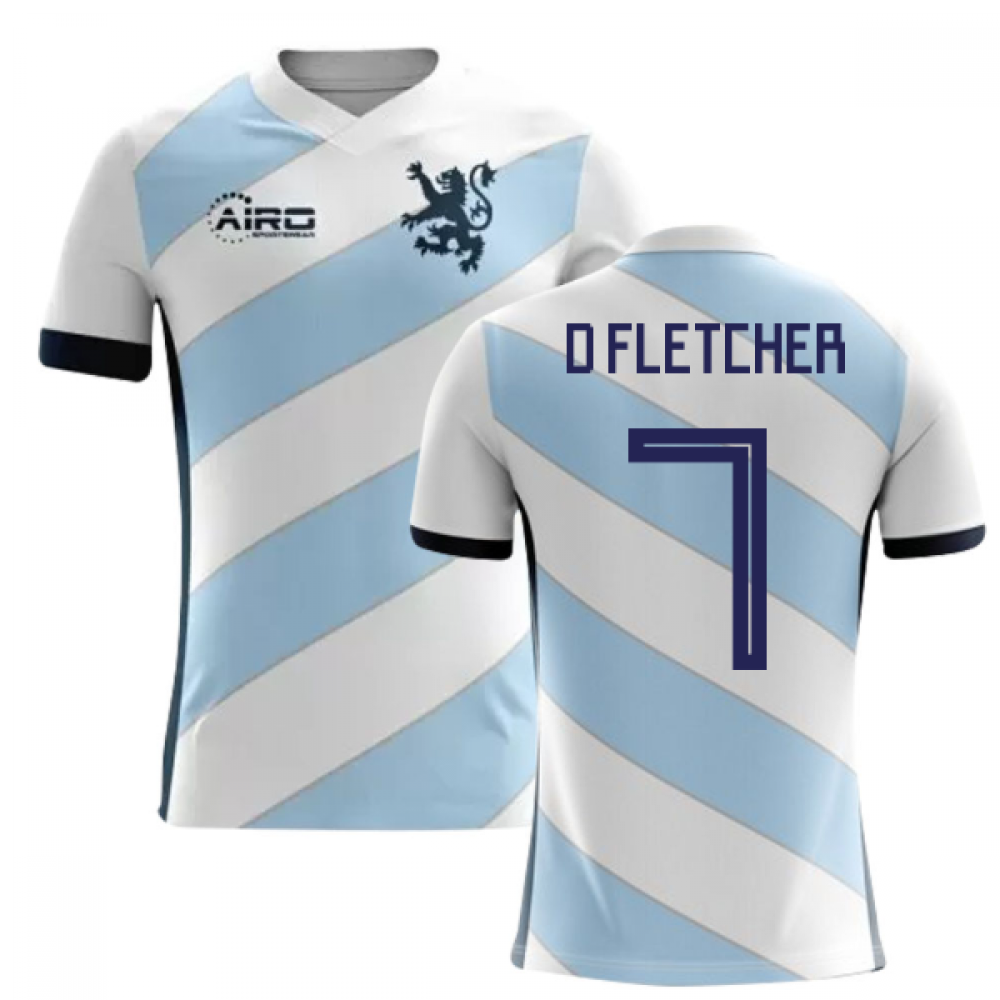 2024-2025 Scotland Away Concept Football Shirt (D Fletcher 7) - Kids