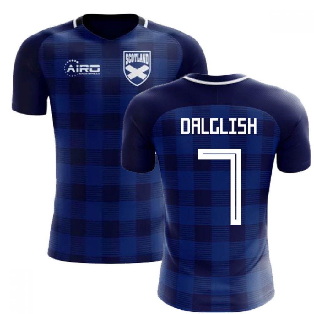 2024-2025 Scotland Tartan Concept Football Shirt (Dalglish 7) - Kids