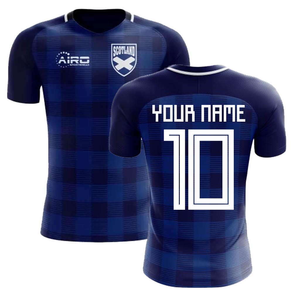 2024-2025 Scotland Tartan Concept Football Shirt (Your Name)