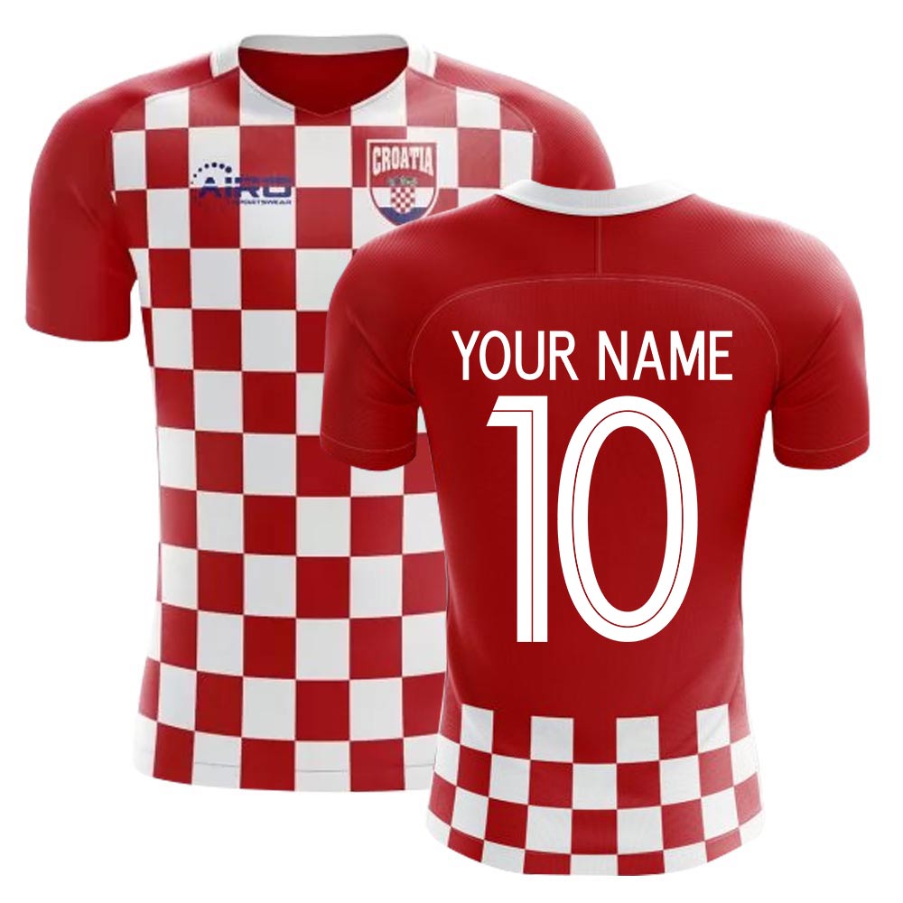 2024-2025 Croatia Flag Concept Football Shirt (Your Name)