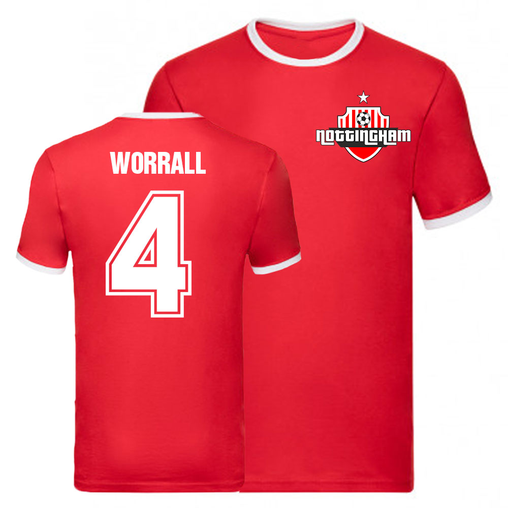 Joe Worrall Nottingham Forest Ringer Tee (Red)