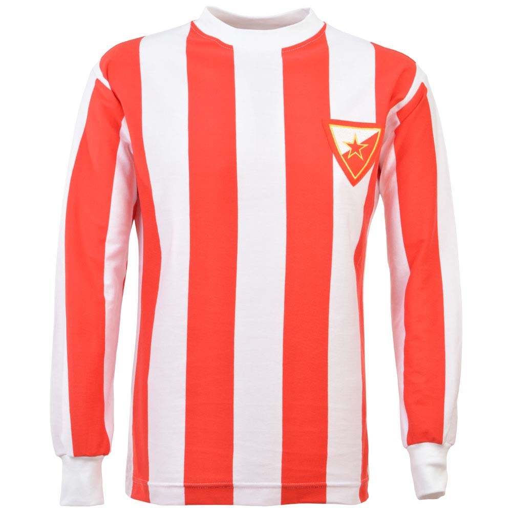 Red Star Belgrade 1960s Retro Football Shirt