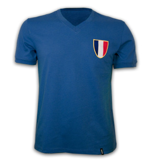 France 1968 Olympics Short Sleeve Retro Shirt 100% cotton