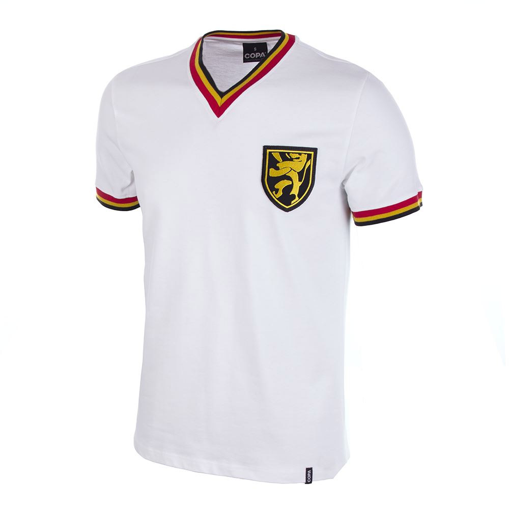 Belgium Away 1970's Short Sleeve Retro Football Shirt