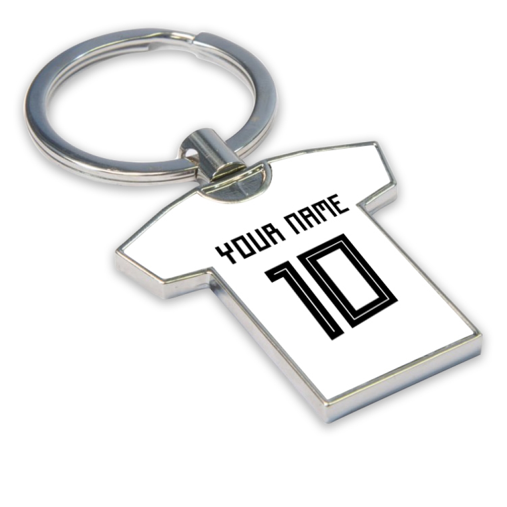 Personalised Germany Football Shirt Key Ring