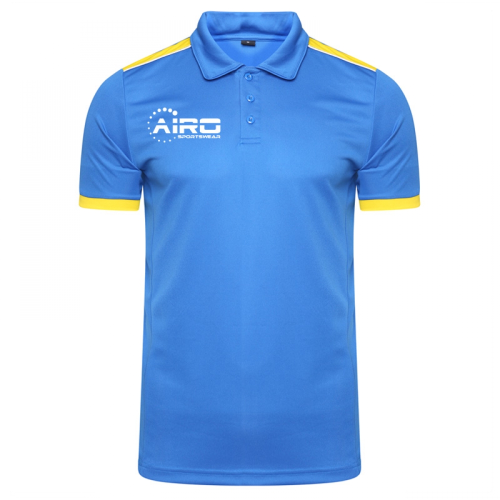 Airo Sportswear Heritage Polo Shirt (Royal-Yellow)