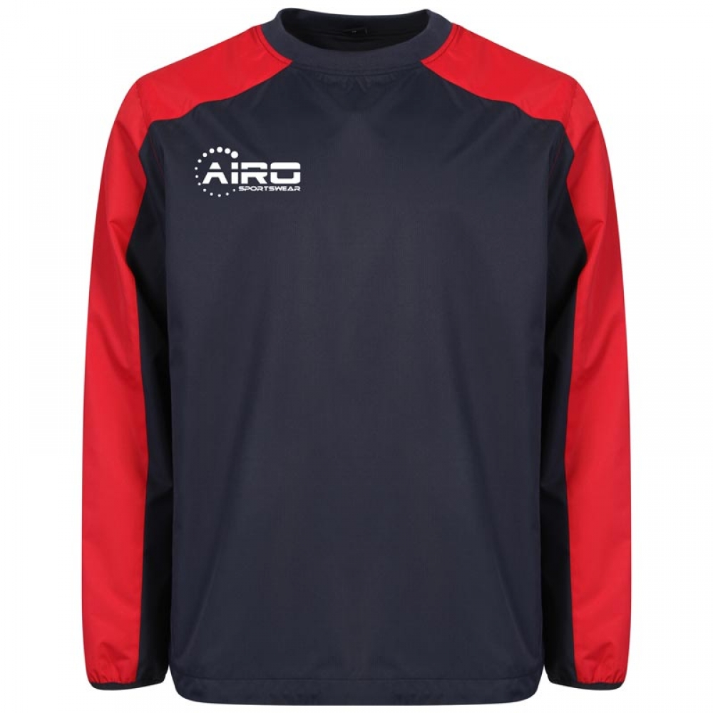 Airo Sportswear Pro Windbreaker (Navy-Red)