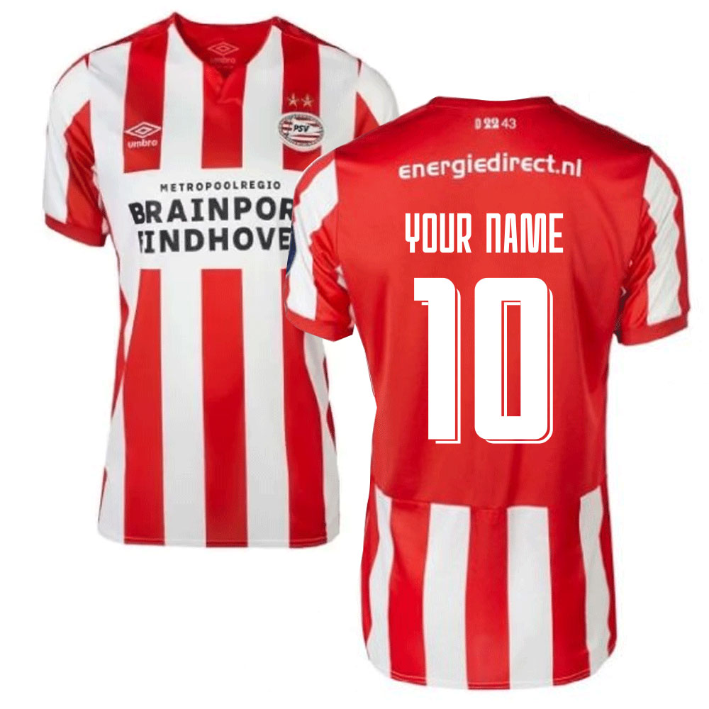 2019-2020 PSV Eindhoven Home Football Shirt (Kids) (Your Name)