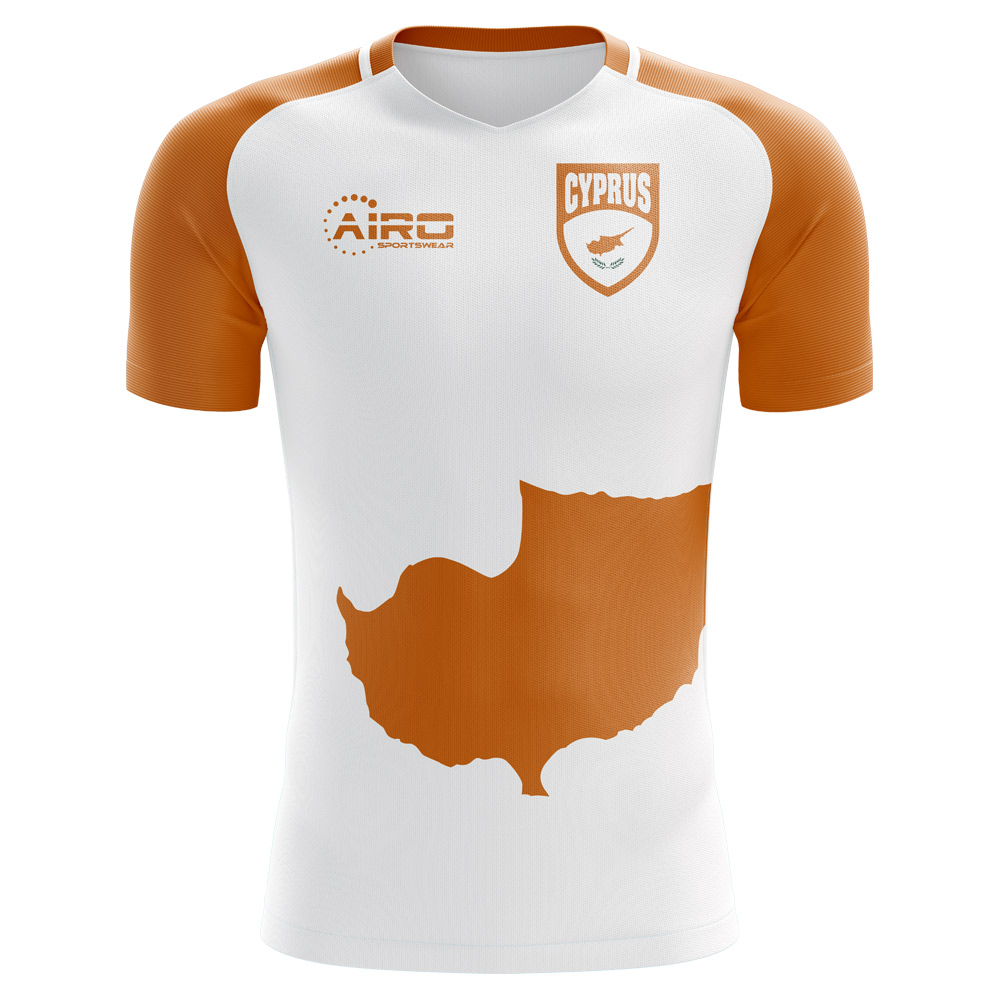 2024-2025 Cyprus Flag Home Concept Football Shirt - Baby