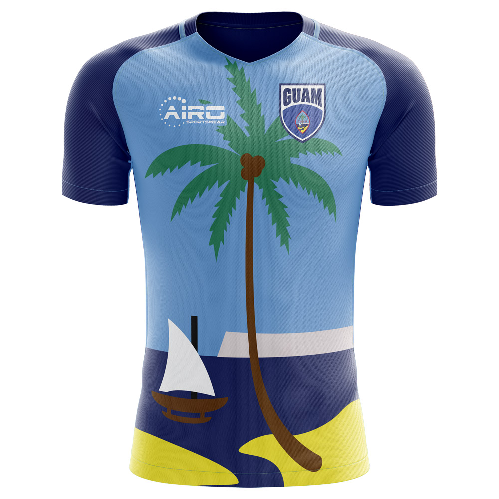 2024-2025 Guam Home Concept Football Shirt - Womens