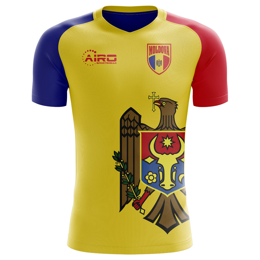 2024-2025 Moldova Home Concept Football Shirt - Womens