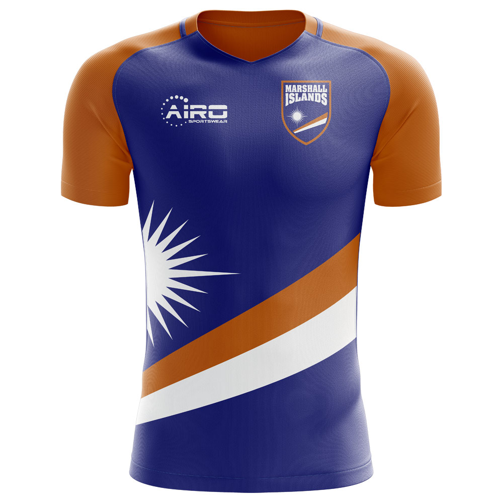 2024-2025 Marshall Islands Home Concept Football Shirt - Baby