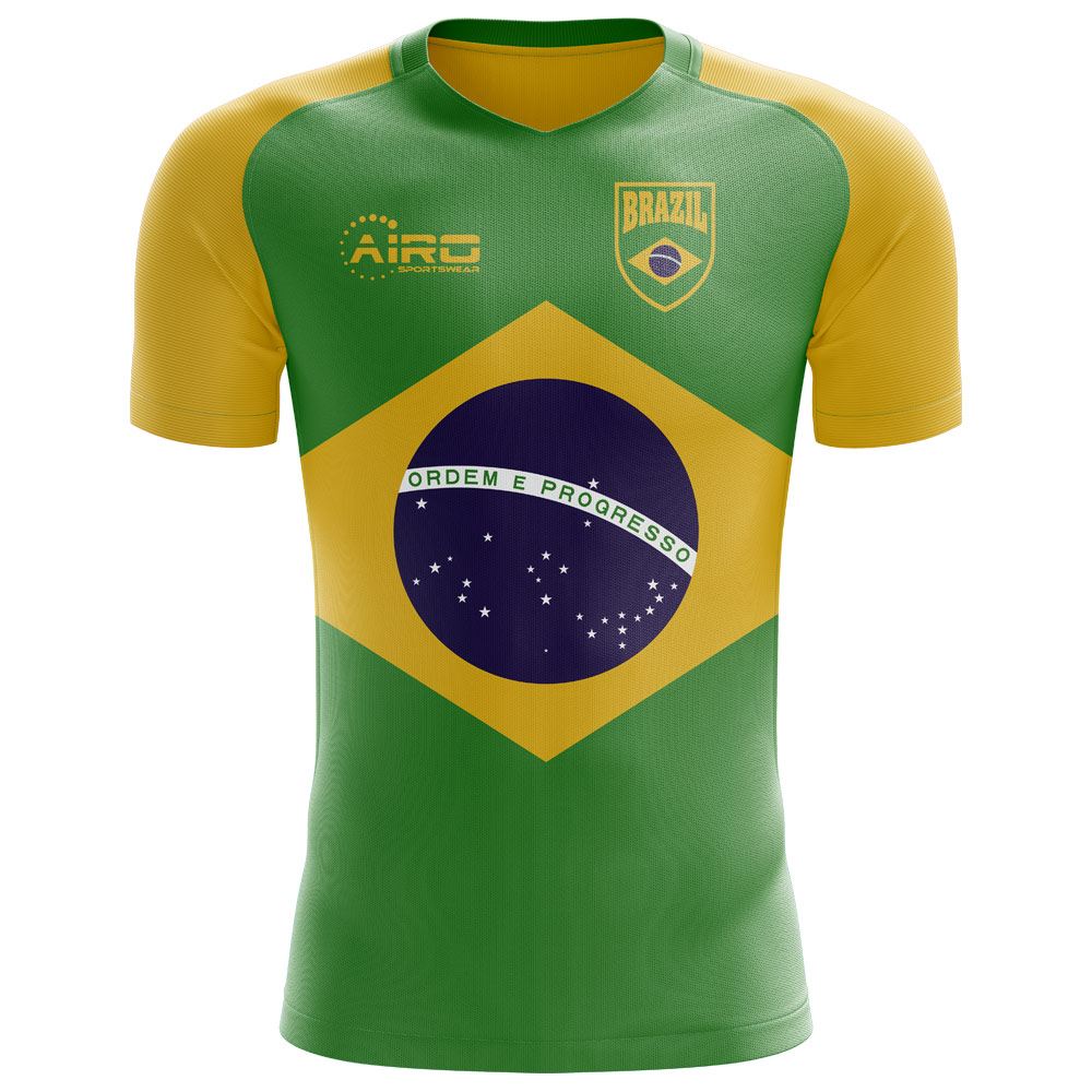 2024-2025 Brazil Flag Concept Football Shirt