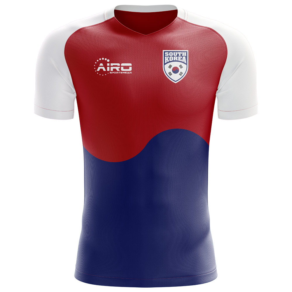 2024-2025 South Korea Flag Concept Football Shirt - Womens