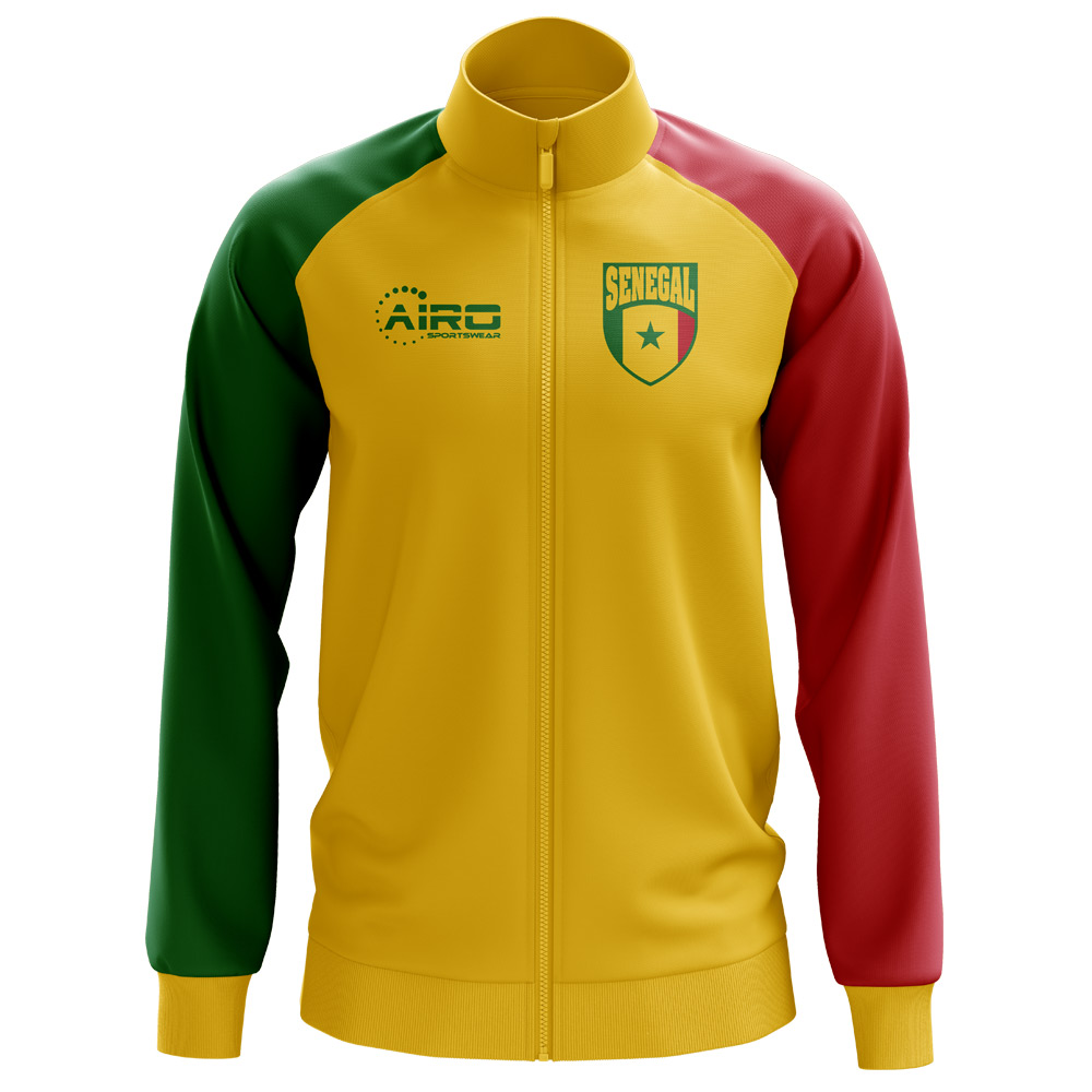 Senegal Concept Football Track Jacket (Yellow) - Kids